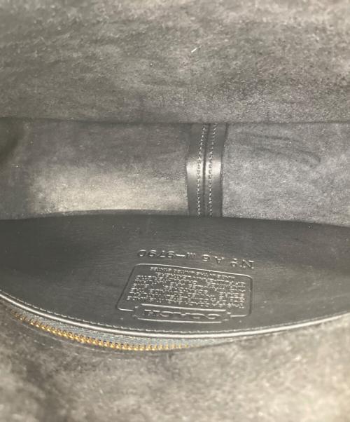 COACH（コーチ）COACH (コーチ) USA製ターンロックショルダーバッグ ブラックの古着・服飾アイテム