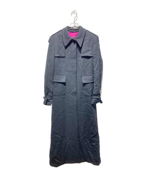 FENDI（フェンディ）FENDI (フェンディ) OLD Fプレートベルトスウェット地トレンチコート ブラック サイズ:42の古着・服飾アイテム