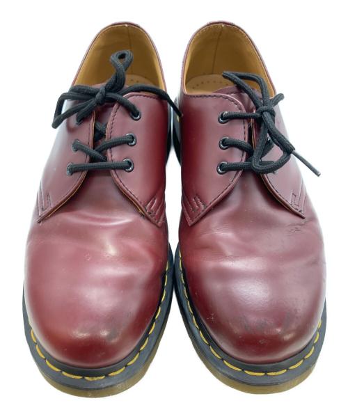 Dr.Martens（ドクターマーチン）Dr.Martens (ドクターマーチン) 3ホールシューズ バーガンディー サイズ:UK7の古着・服飾アイテム