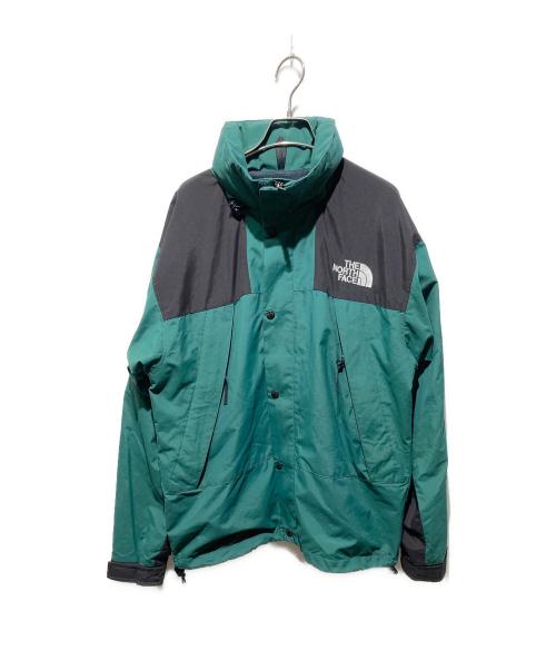 THE NORTH FACE（ザ ノース フェイス）THE NORTH FACE (ザ ノース フェイス) 90s マウンテンパーカー ブラック×グリーン サイズ:Mの古着・服飾アイテム