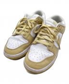 NIKEナイキ）の古着「DUNK LOW RETRO BTTYS/ローカットスニーカー」｜ホワイト×ベージュ