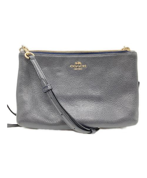 COACH（コーチ）COACH (コーチ) ペブルドレザー ライラ ショルダーバッグ ネイビーの古着・服飾アイテム