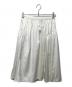 Her lip to（ハーリップトゥ）の古着「Satin Volume Midi Skirt」｜アイボリー