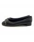 Salvatore Ferragamo (サルヴァトーレ フェラガモ) チェーンフラットパンプス ブラック サイズ:7C：7000円