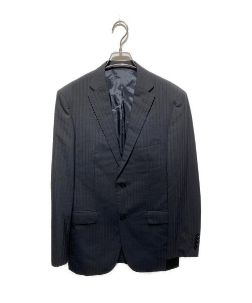 BURBERRY BLACK LABEL（バーバリーブラックレーベル）BURBERRY BLACK LABEL (バーバリーブラックレーベル) 3Pセットアップスーツ ブラック サイズ:40Rの古着・服飾アイテム