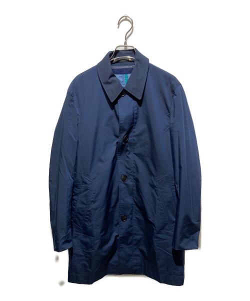 PAUL SMITH（ポールスミス）Paul Smith (ポールスミス) ダウンライナー付ステンカラーコート ネイビー サイズ:Lの古着・服飾アイテム