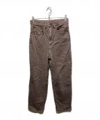 H BEAUTY&YOUTH UNITED ARROWSエイチ ビューティアンドユース ユナイテッドアローズ）の古着「DENIM TAPERED 5POCKET PANTS/パンツ」｜ブラウン