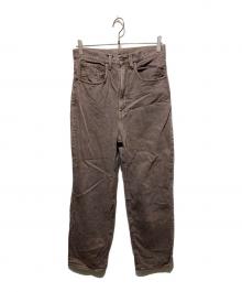 H BEAUTY&YOUTH UNITED ARROWS（エイチ ビューティアンドユース ユナイテッドアローズ）の古着「DENIM TAPERED 5POCKET PANTS/パンツ」｜ブラウン