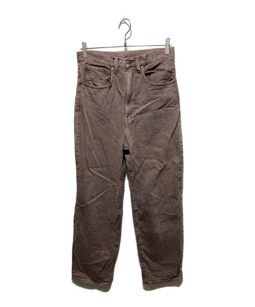 H BEAUTY&YOUTH UNITED ARROWS（エイチ ビューティアンドユース ユナイテッドアローズ）H BEAUTY&YOUTH UNITED ARROWS (エイチ ビューティアンドユース ユナイテッドアローズ) DENIM TAPERED 5POCKET PANTS/パンツ ブラウン サイズ:Lの古着・服飾アイテム