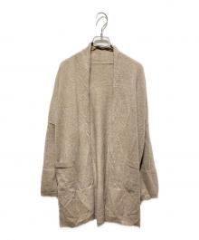 LAPINE BLANCHE（ラピーヌ ブランシュ）の古着「モンゴル製 カシミヤカーディガン」｜ブラウン