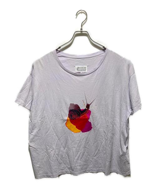 Maison Margiela（メゾンマルジェラ）Maison Margiela (メゾンマルジェラ) 25ss ①⑩ スネイル プリントTシャツ パープル サイズ:Sの古着・服飾アイテム
