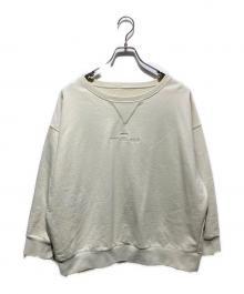 Maison Margiela  ⑩（メゾンマルジェラ）の古着「21SS アップサイドダウンロゴスウェット」｜アイボリー