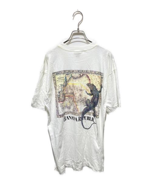 BANANA REPUBLIC（バナナリパブリック）BANANA REPUBLIC (バナナリパブリック) USA製 90ｓ半袖Tシャツ ホワイト サイズ:Ｍの古着・服飾アイテム