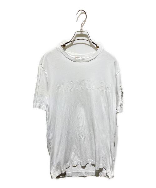 MONCLER（モンクレール）MONCLER (モンクレール) SS TSHIRT/袖ポケット付きTシャツ ホワイト サイズ:Ｍの古着・服飾アイテム