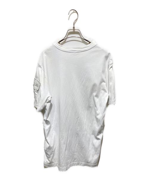 MONCLER（モンクレール）MONCLER (モンクレール) SS TSHIRT/袖ポケット付きTシャツ ホワイト サイズ:Ｍの古着・服飾アイテム