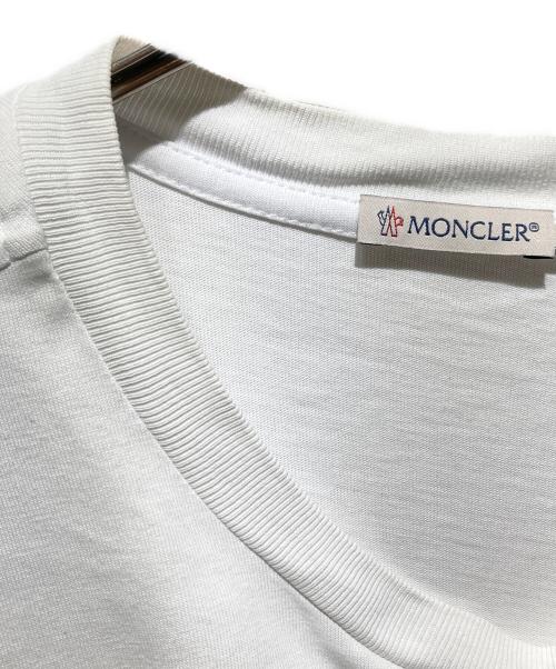 MONCLER（モンクレール）MONCLER (モンクレール) SS TSHIRT/袖ポケット付きTシャツ ホワイト サイズ:Ｍの古着・服飾アイテム