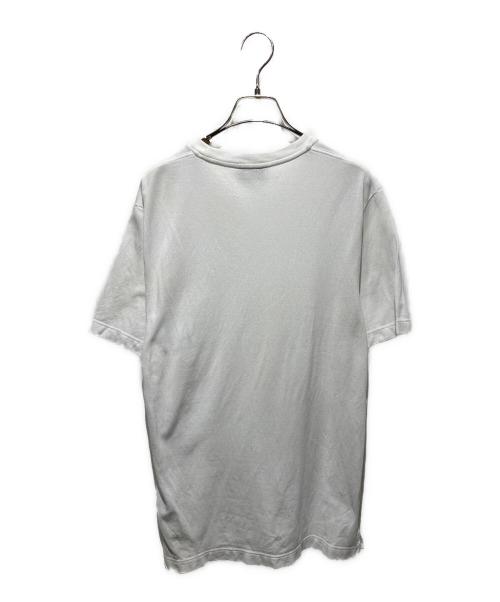 HERMES（エルメス）HERMES (エルメス) Hロゴポケット鹿の子Tシャツ ホワイト サイズ:Sの古着・服飾アイテム