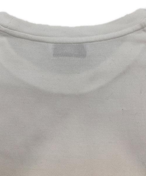 HERMES（エルメス）HERMES (エルメス) Hロゴポケット鹿の子Tシャツ ホワイト サイズ:Sの古着・服飾アイテム