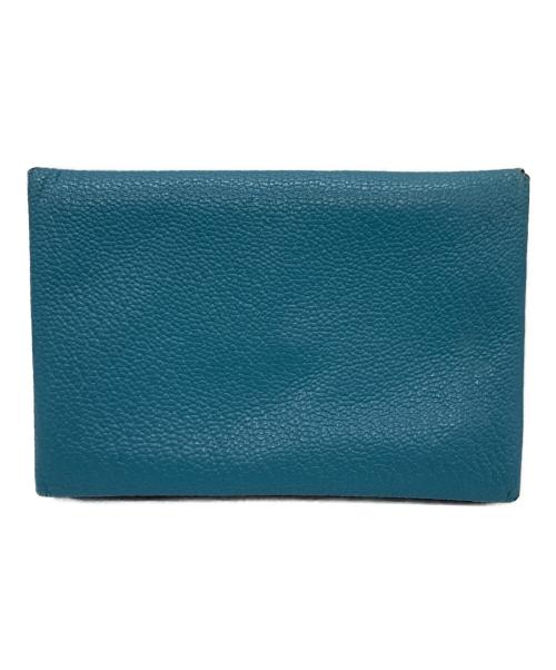 HERMES（エルメス）HERMES (エルメス) 24年製 W刻印  カルヴィ ヴェルソ/コインケース ブルージーンの古着・服飾アイテム