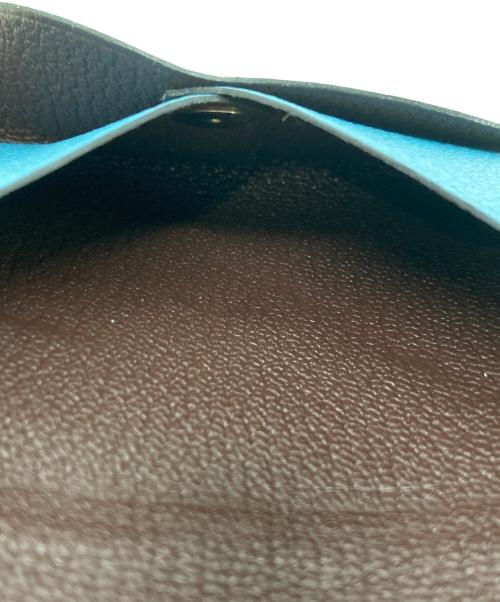 HERMES（エルメス）HERMES (エルメス) 24年製 W刻印  カルヴィ ヴェルソ/コインケース ブルージーンの古着・服飾アイテム