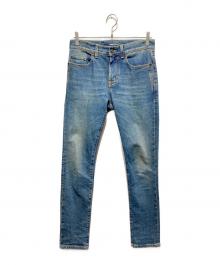 Saint Laurent Paris（サンローランパリ）の古着「ウォッシュドスキニーデニムパンツ ヴァカレロ期」｜インディゴ