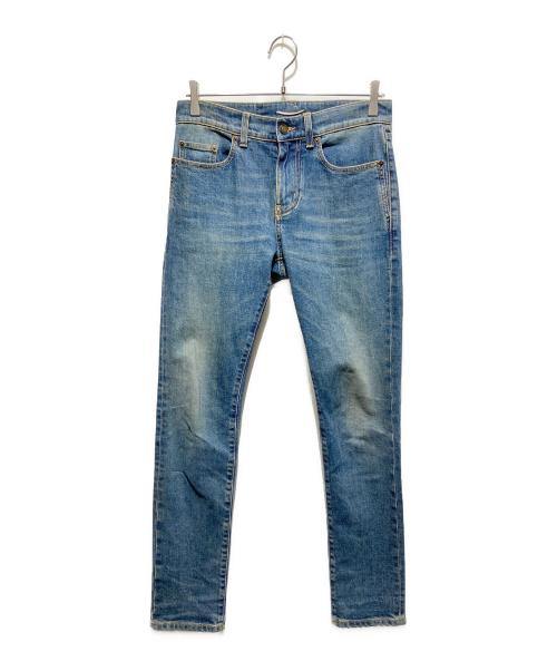 Saint Laurent Paris（サンローランパリ）Saint Laurent Paris (サンローランパリ) ウォッシュドスキニーデニムパンツ ヴァカレロ期 インディゴ サイズ:W28の古着・服飾アイテム