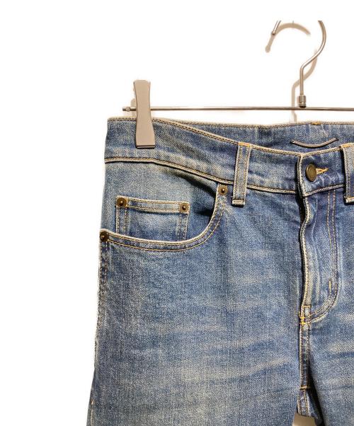 Saint Laurent Paris（サンローランパリ）Saint Laurent Paris (サンローランパリ) ウォッシュドスキニーデニムパンツ ヴァカレロ期 インディゴ サイズ:W28の古着・服飾アイテム