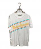 maison kitsuneメゾンキツネ）の古着「ロゴプリントTシャツ」｜ホワイト