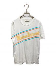 maison kitsune（メゾンキツネ）の古着「ロゴプリントTシャツ」｜ホワイト