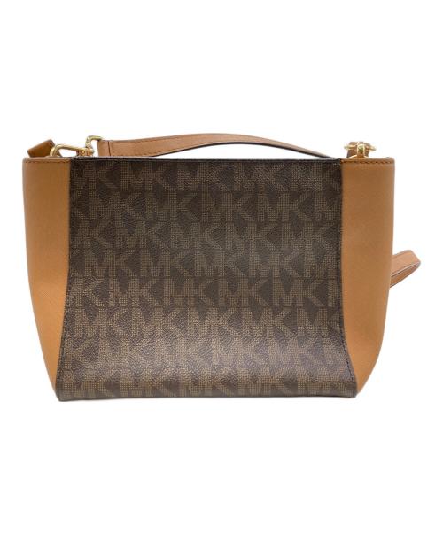MICHAEL KORS（マイケルコース）MICHAEL KORS (マイケルコース) HAMILTON TRAVELER MESSENGER ブラウンの古着・服飾アイテム