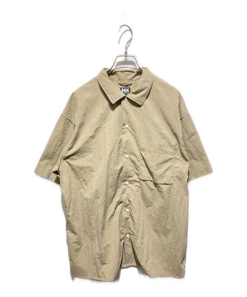HELLY HANSEN（ヘリーハンセン）HELLY HANSEN (ヘリーハンセン) ショートスリーブバスクシャツ S/S Bask Shirts ベージュ サイズ:Ｍの古着・服飾アイテム