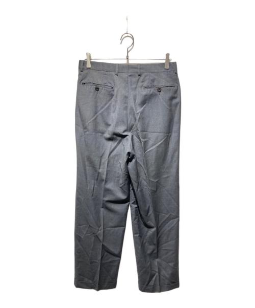 ERMENEGILDO ZEGNA（エルメネジルド・ゼニア）Ermenegildo Zegna (エルメネジルド・ゼニア) センタープレススラックス FINEWORSTED SUPER100'S グレー サイズ:48の古着・服飾アイテム