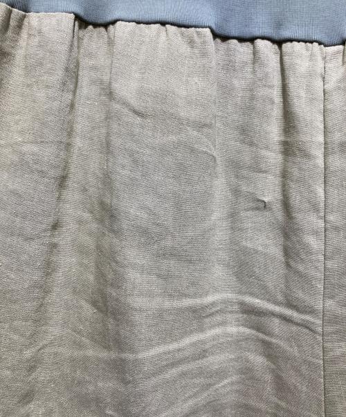 BEARDSLEY（ビアズリー）BEARDSLEY (ビアズリー) ウエストリブリネンパンツ カーキ サイズ:2の古着・服飾アイテム
