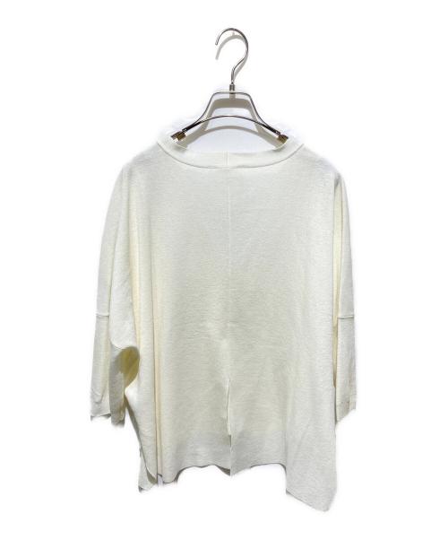 BEARDSLEY（ビアズリー）BEARDSLEY (ビアズリー) サラッとカーディガン ホワイト サイズ:FREEの古着・服飾アイテム