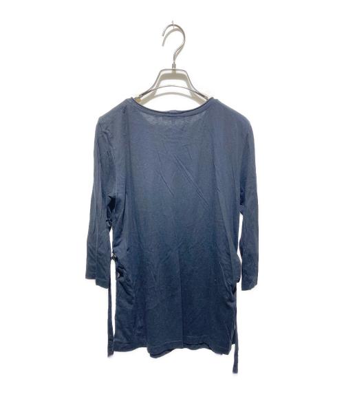 HELMUT LANG（ヘルムートラング）HELMUT LANG (ヘルムートラング) サイドアジャスターロングスリーブカットソー ブラック サイズ:Ｌの古着・服飾アイテム