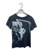 Y's Red Labelワイズレッドレーベル）の古着「プリントTシャツ」｜ブラック