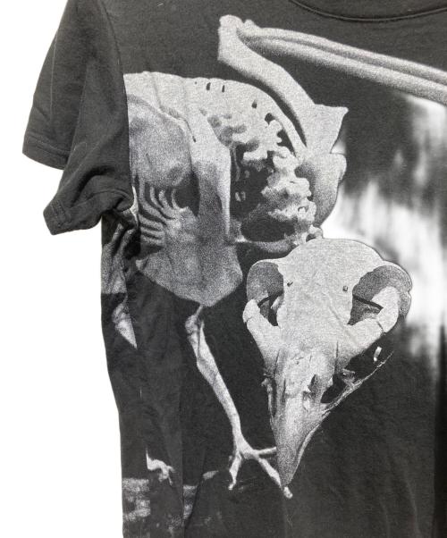 Y's Red Label（ワイズレッドレーベル）Y's Red Label (ワイズレッドレーベル) プリントTシャツ ブラック サイズ:2の古着・服飾アイテム