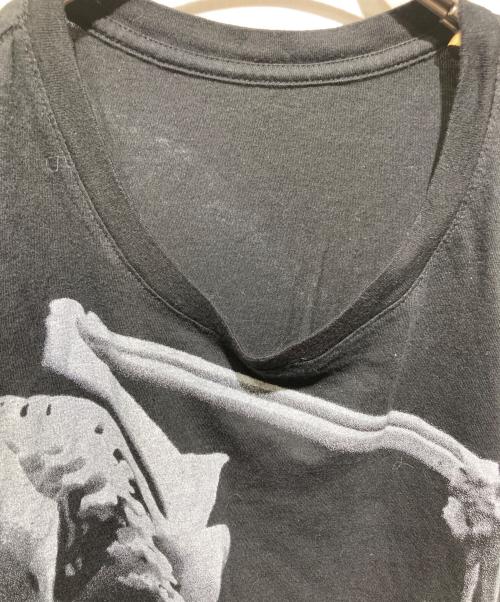 Y's Red Label（ワイズレッドレーベル）Y's Red Label (ワイズレッドレーベル) プリントTシャツ ブラック サイズ:2の古着・服飾アイテム