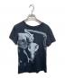 Y's Red Label（ワイズレッドレーベル）の古着「プリントTシャツ」｜ブラック