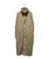 STEVEN ALAN（スティーブンアラン）の古着「NYLON BAL COLLAR COAT-BOLD」｜ベージュ