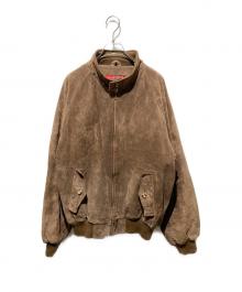 BARACUTA（バラクータ）の古着「スウェードレザーG9ハリントンジャケット」｜ブラウン
