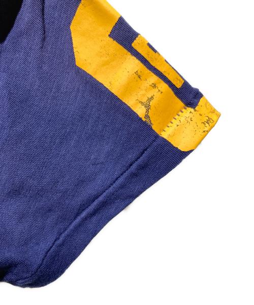 POLO RALPH LAUREN（ポロ・ラルフローレン）POLO RALPH LAUREN (ポロ・ラルフローレン) パッチワークTシャツ グレー サイズ:Ｌの古着・服飾アイテム
