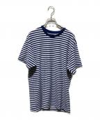 POLO RALPH LAURENポロ・ラルフローレン）の古着「テリークロス クルーネックボーダーTシャツ」｜ネイビー