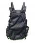 PORTER（ポーター）の古着「THINGS BACKPACK」｜ブラック×グリーン