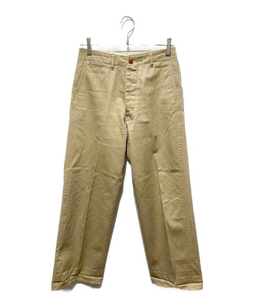 CUSHMAN by SPORTSWEAR（クッシュマン バイ スポーツウェア）Cushman by sportswear (クッシュマン バイ スポーツウェア) チノパン ベージュ サイズ:W28の古着・服飾アイテム