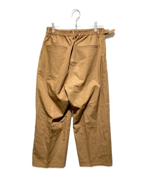 Phlannel（フランネル）Phlannel (フランネル) FINX GABARDINE GURKHA WIDE TROUSERS ブラウン サイズ:2の古着・服飾アイテム