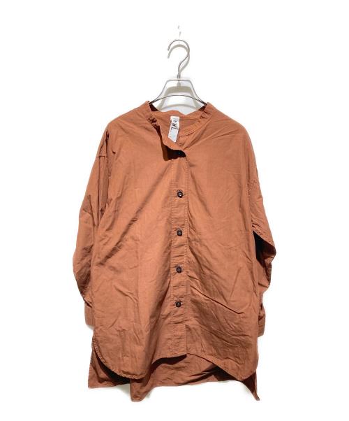 MHL（エムエイチエル）MHL (エムエイチエル) COMPACT COTTON POLINシャツ ブラウン サイズ:2の古着・服飾アイテム