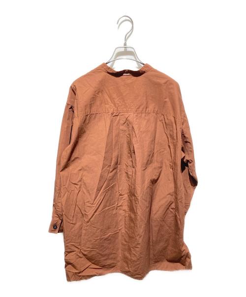 MHL（エムエイチエル）MHL (エムエイチエル) COMPACT COTTON POLINシャツ ブラウン サイズ:2の古着・服飾アイテム