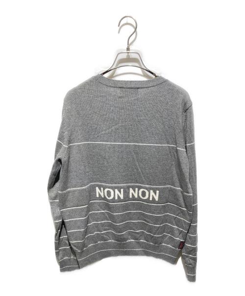 Mademoiselle NON NON（マドモアゼルノンノン）Mademoiselle NON NON (マドモアゼルノンノン) ニット グレー サイズ:Ｍ 未使用品の古着・服飾アイテム