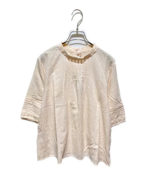 NON NO（ノンノ）NON NO (ノンノ) コットンブラウス アイボリー サイズ:Ｍ 未使用品の古着・服飾アイテム